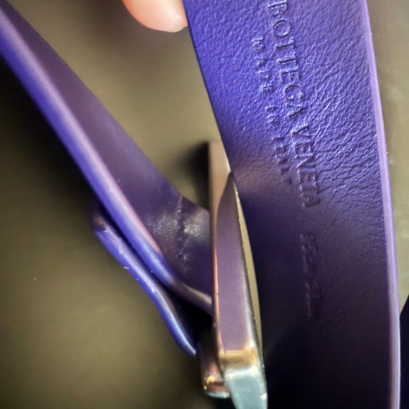 Botegga Ventta Purple Textured Belt